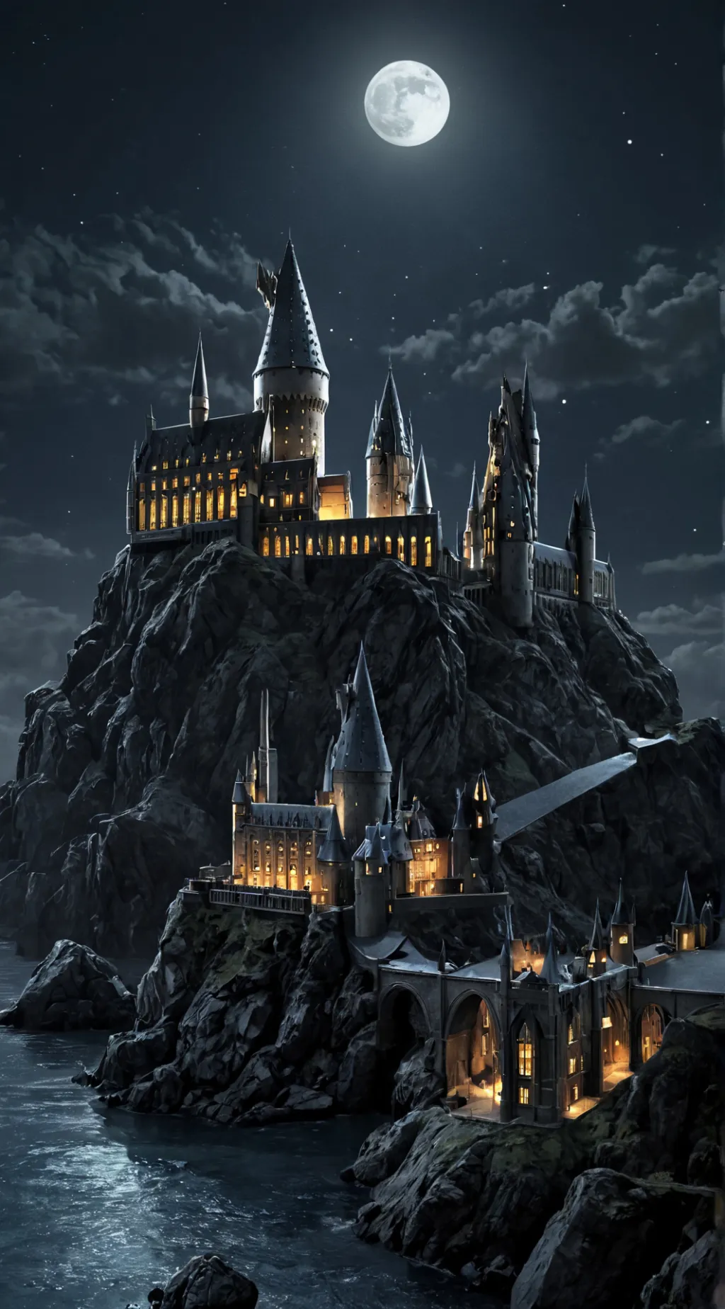 ai character: Hogwarts Al houses background