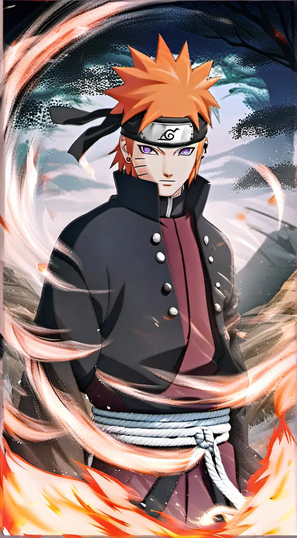 ai character: pain background