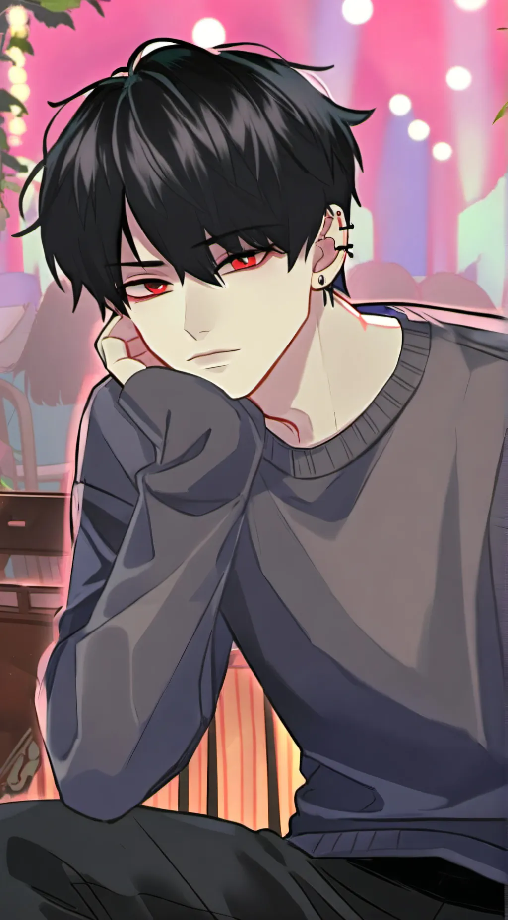 ai character: ☁♡⭒😒Josué😒⭒♡☁ background