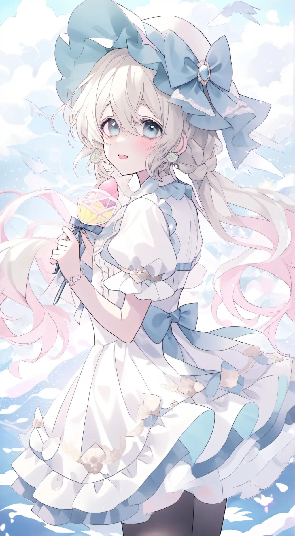 ai character: 👼😇angle😇👼 background