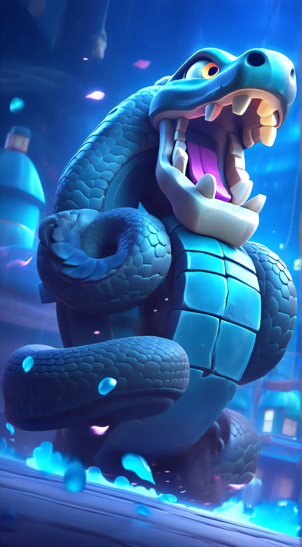 ai character: cobra  background