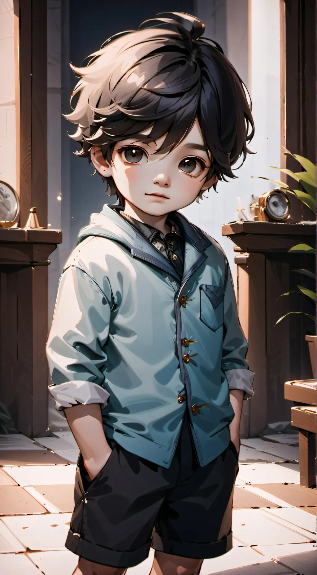 ai character: Spoiled son background