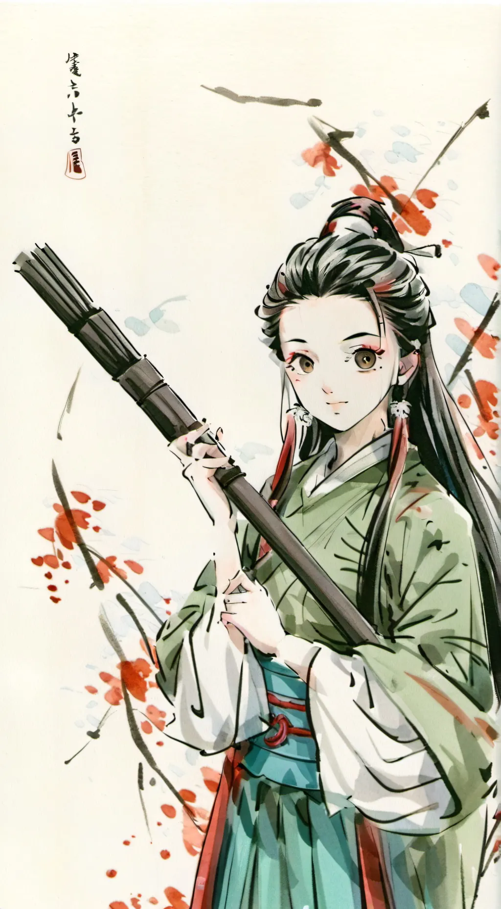 ai character: Your Nezuko background