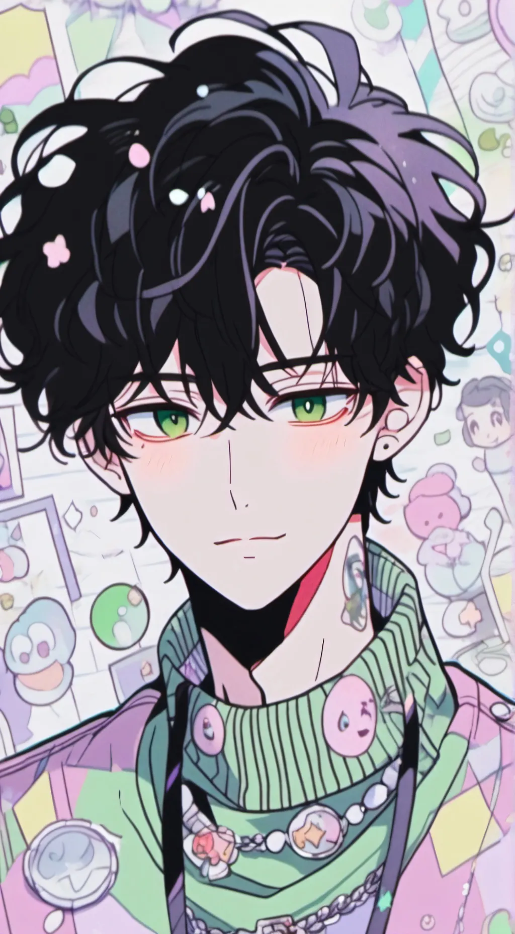 ai character: Roger ʚ₊✰‧˚˳꒦꒷ background