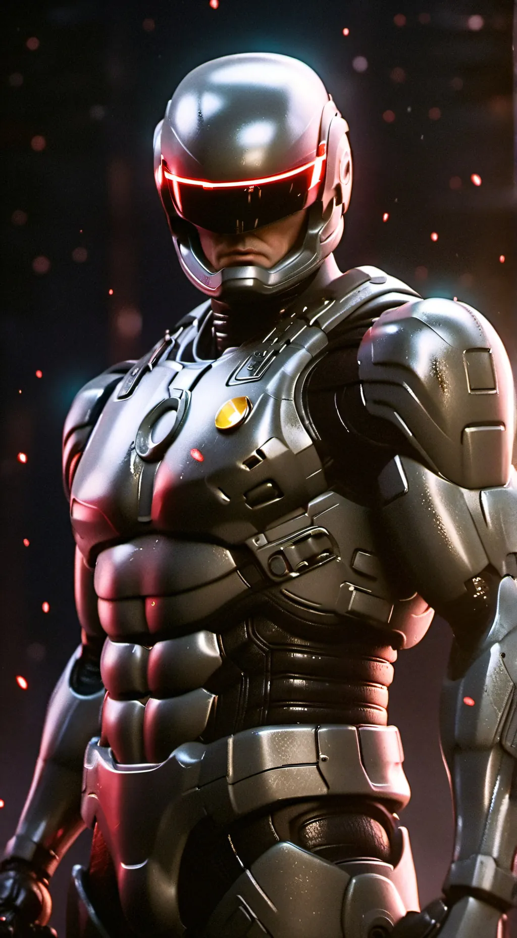 ai character: ROBOCOP 3.0 background