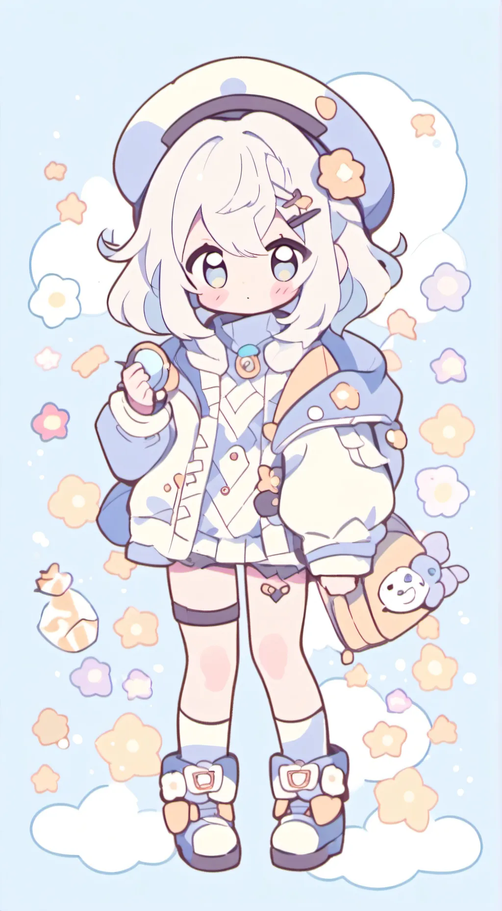 ai character: deer and the owl background