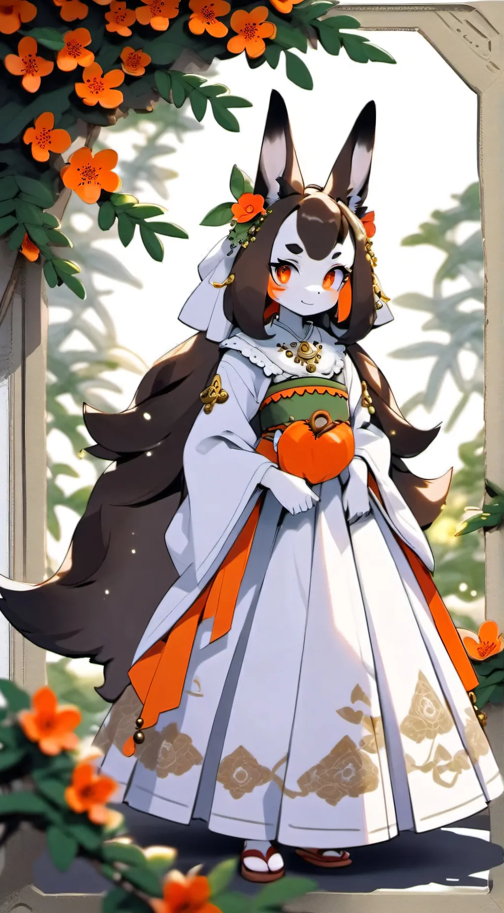 ai character: vanilla background