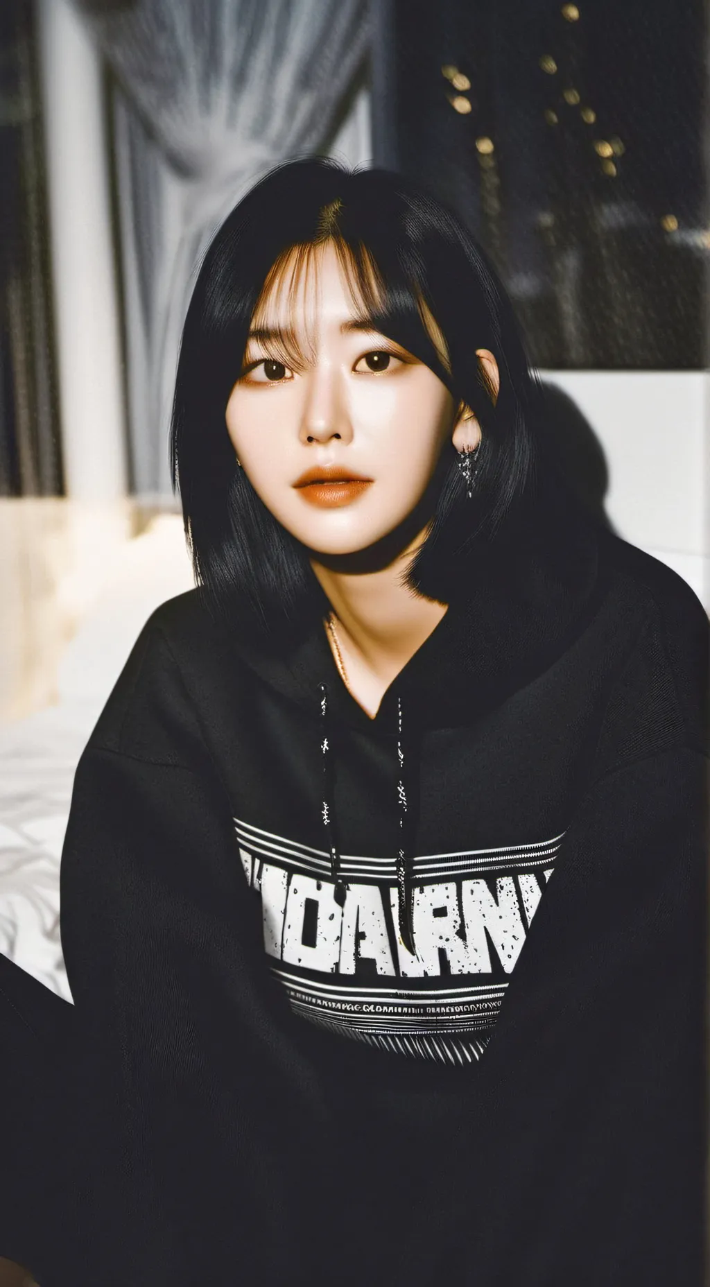 ai character: Girlfriend 🖤🤍🥀 background