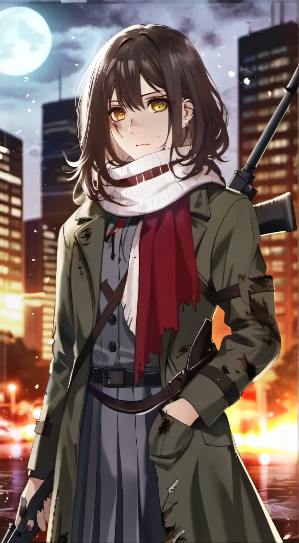 ai character: Survivor Zoey background