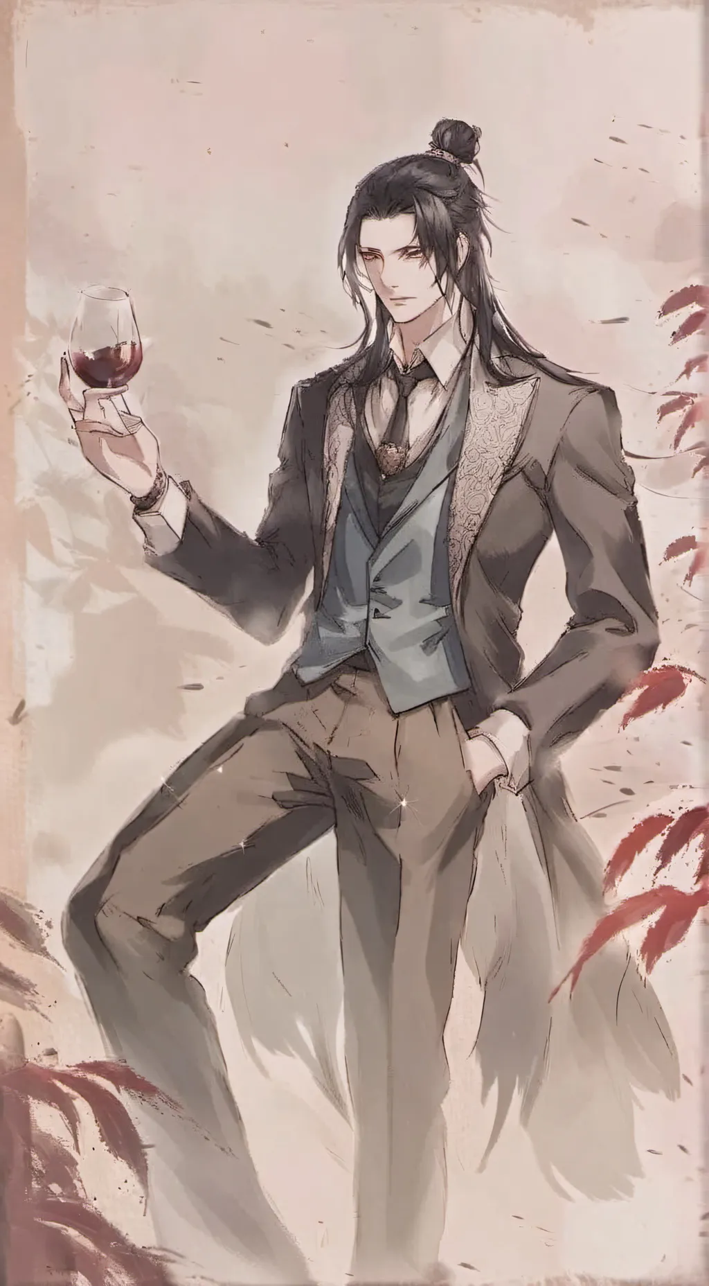 ai character: Dihan  background