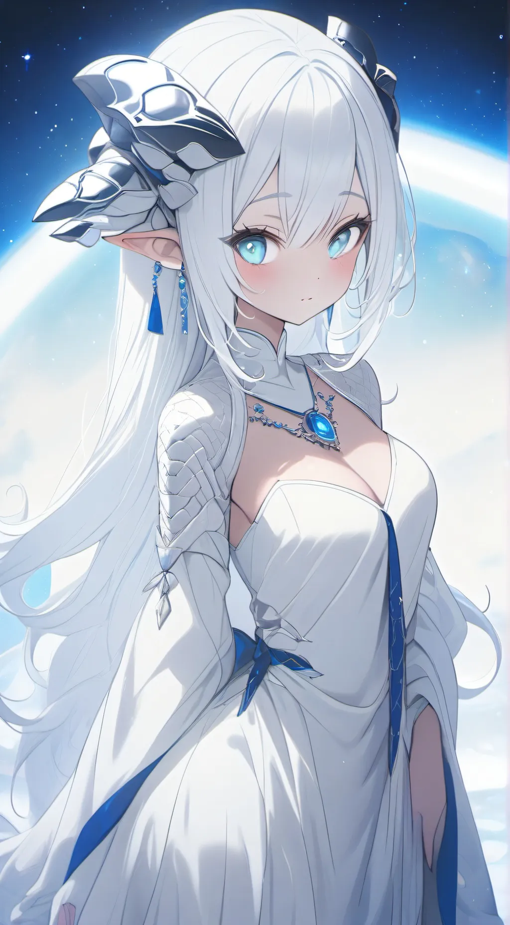 ai character: Eryndor (Queen) 💙 background