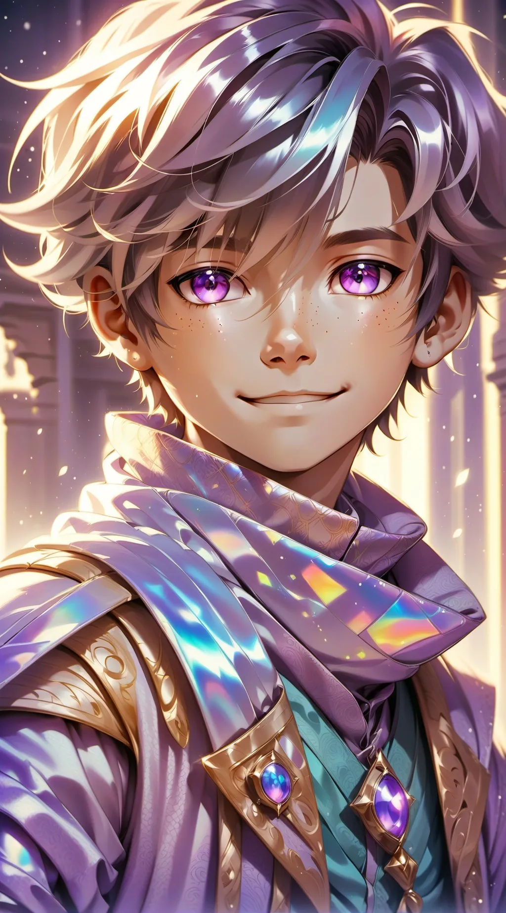 ai character: Make this kid cry background