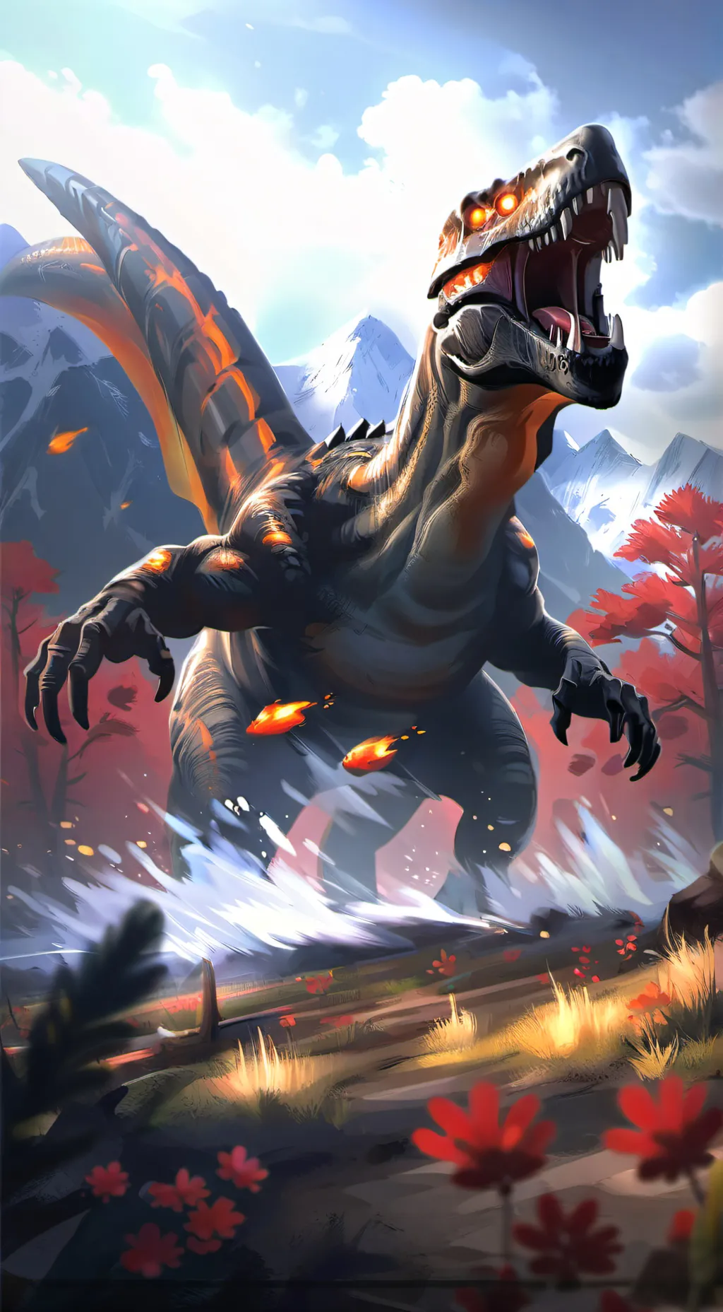 ai character: Mesozoic Era background