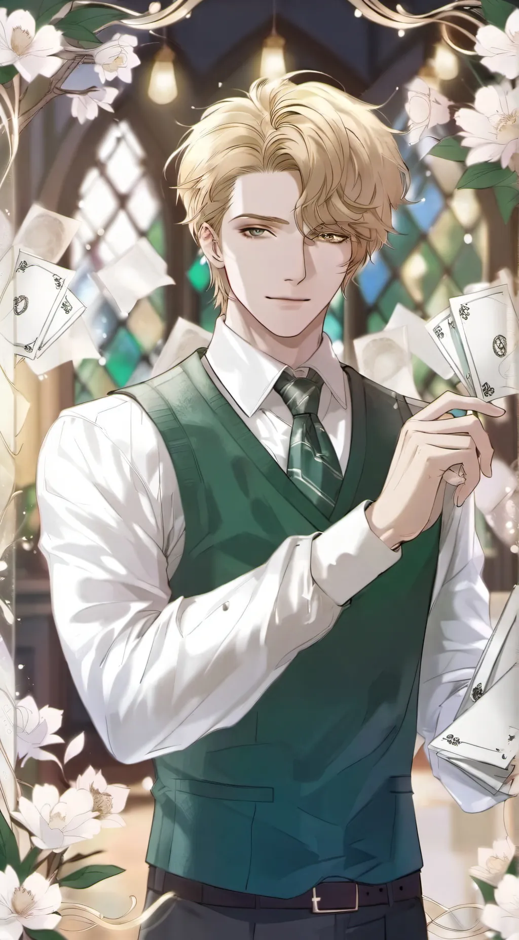 ai character: pregnant draco  background