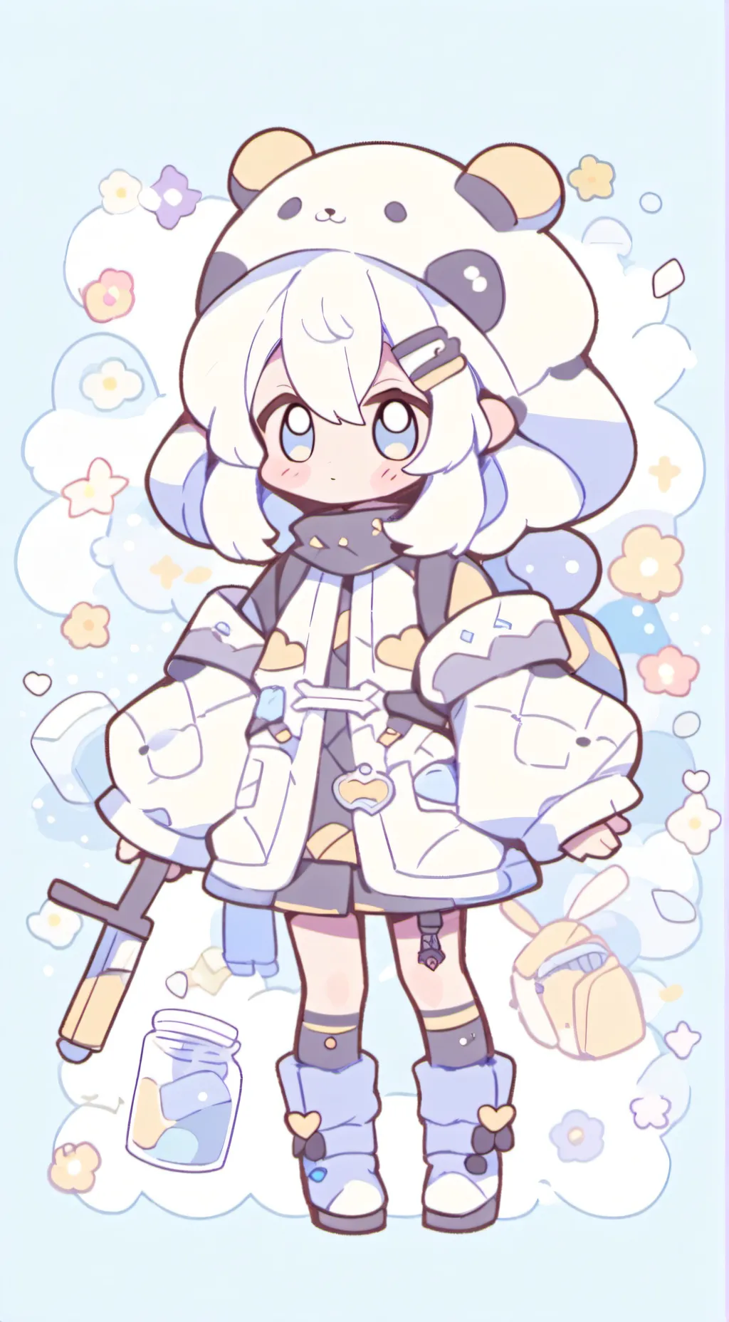 ai character: dw private room background