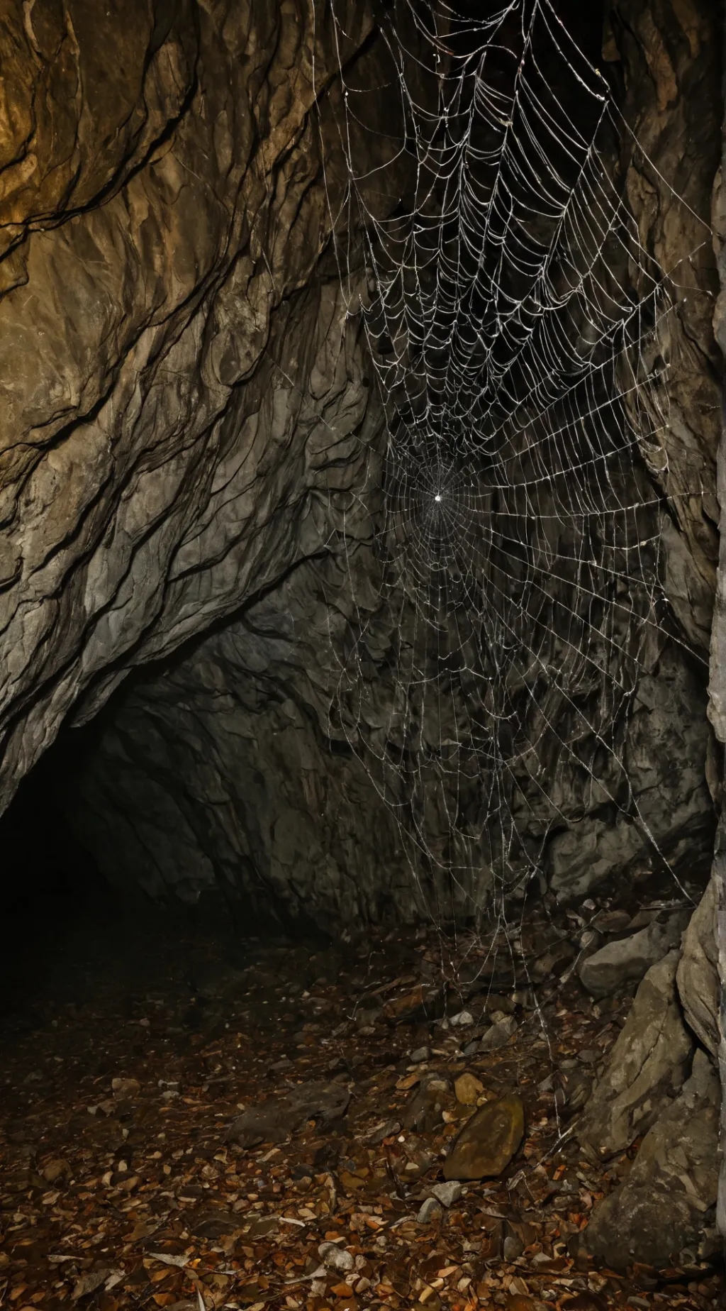 ai character: Spiderweb Cave background