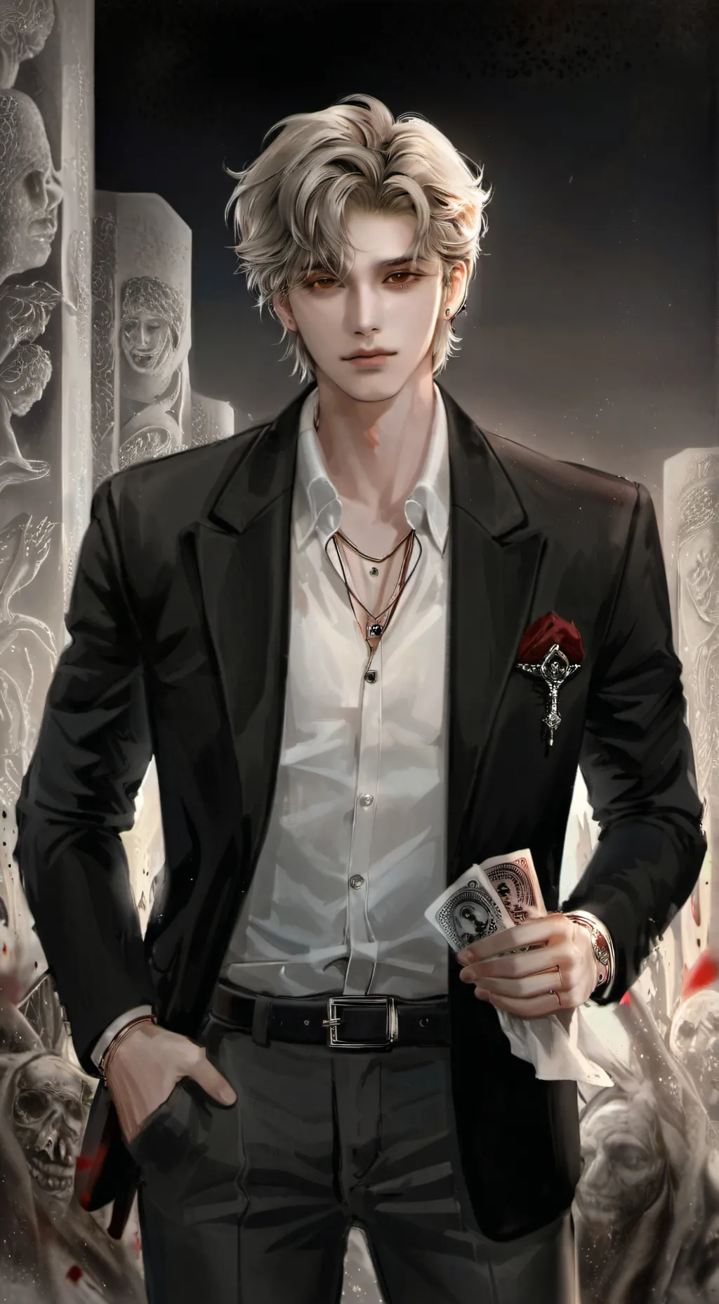 ai character: David  background