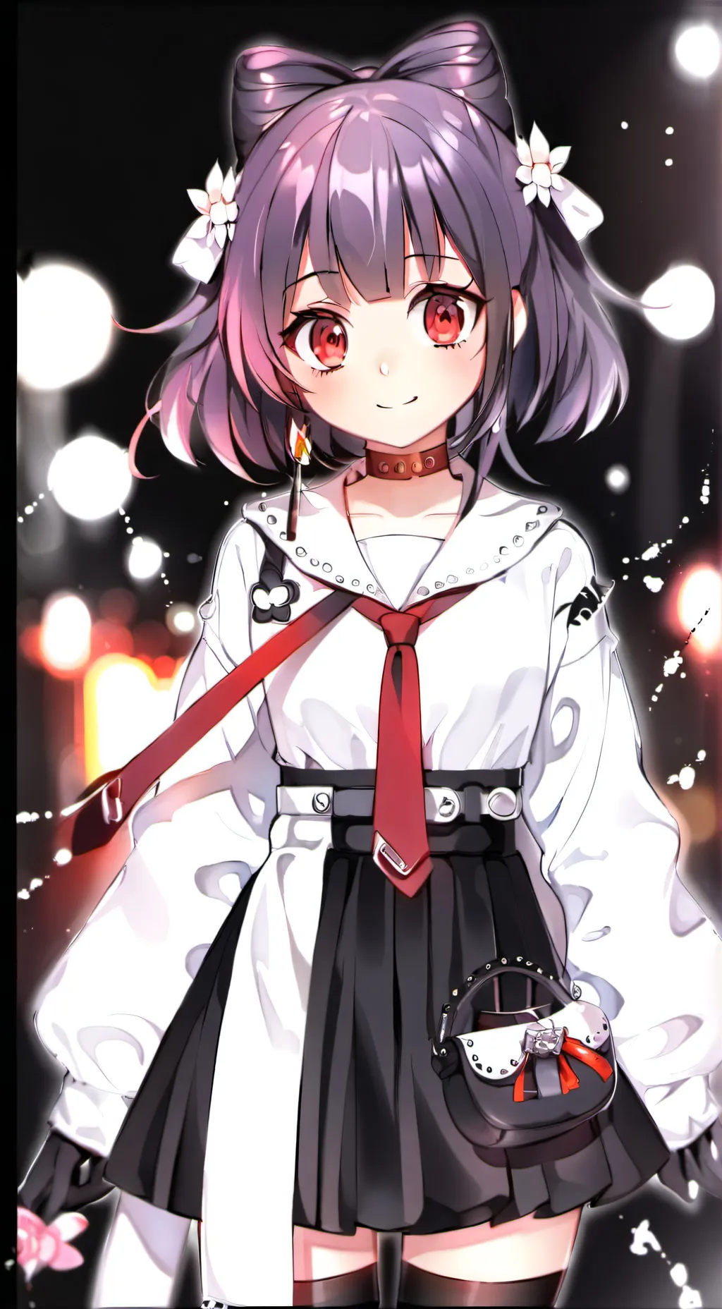 ai character: Allie cosplay  background