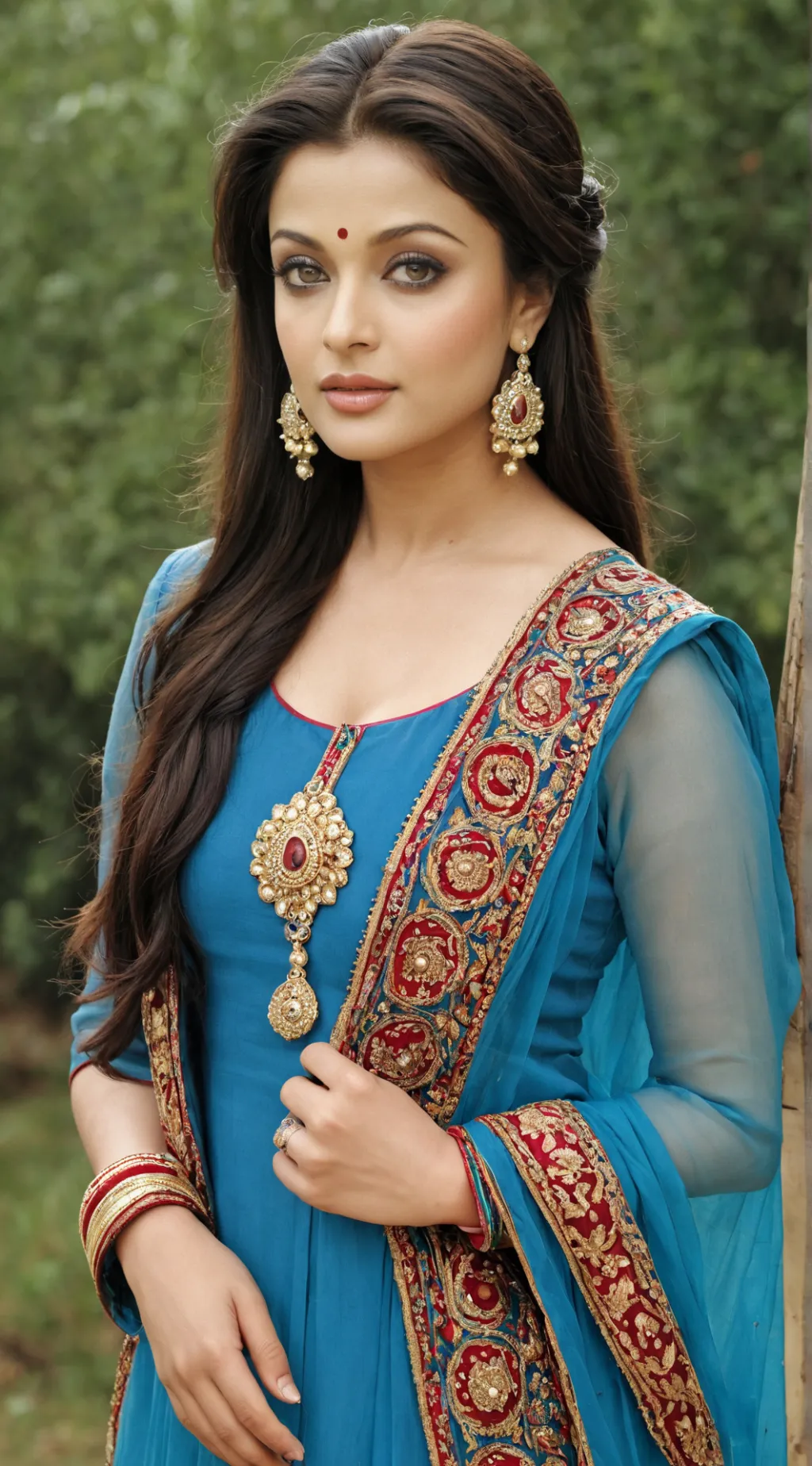 ai character: Harnaz  background