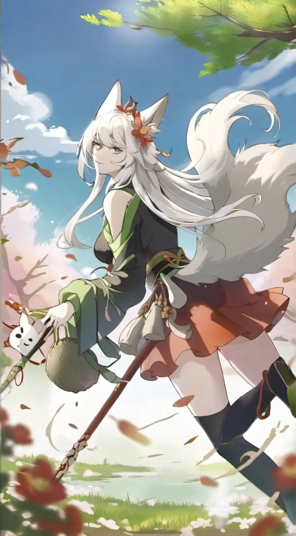 ai character: My Oc's again background