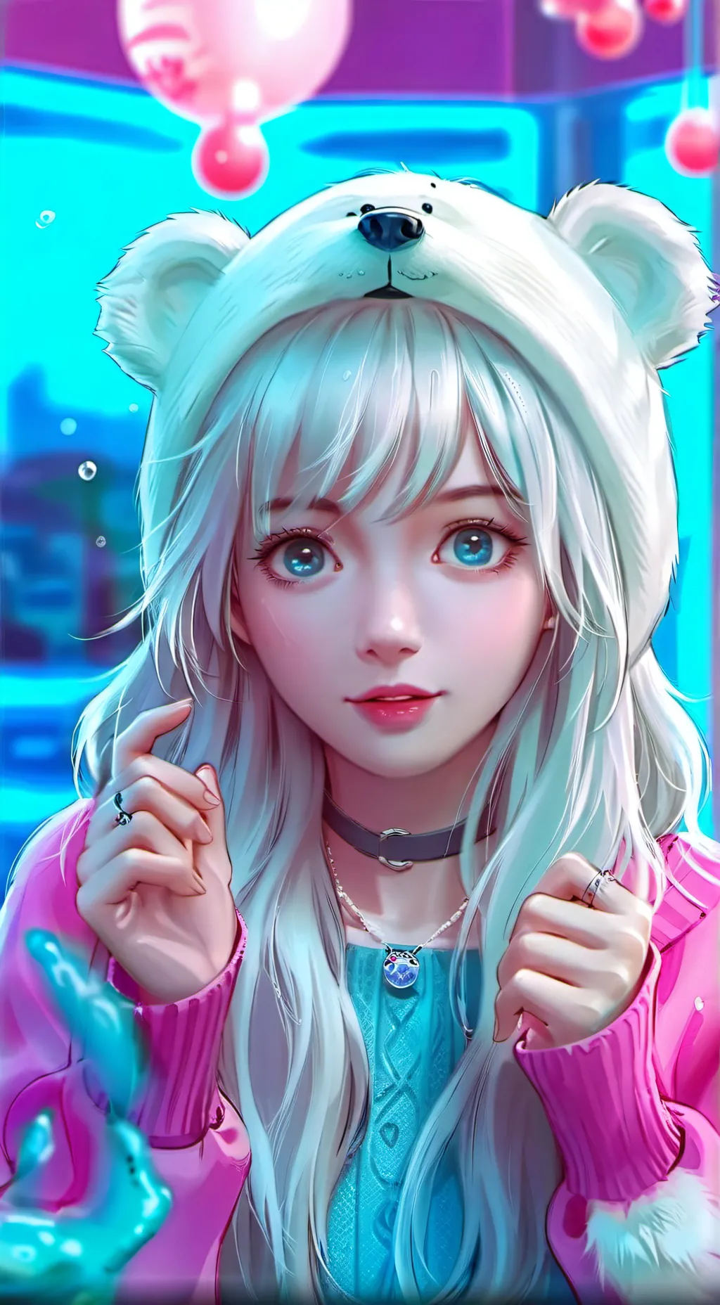 ai character: Emma the Arctic Spirit background