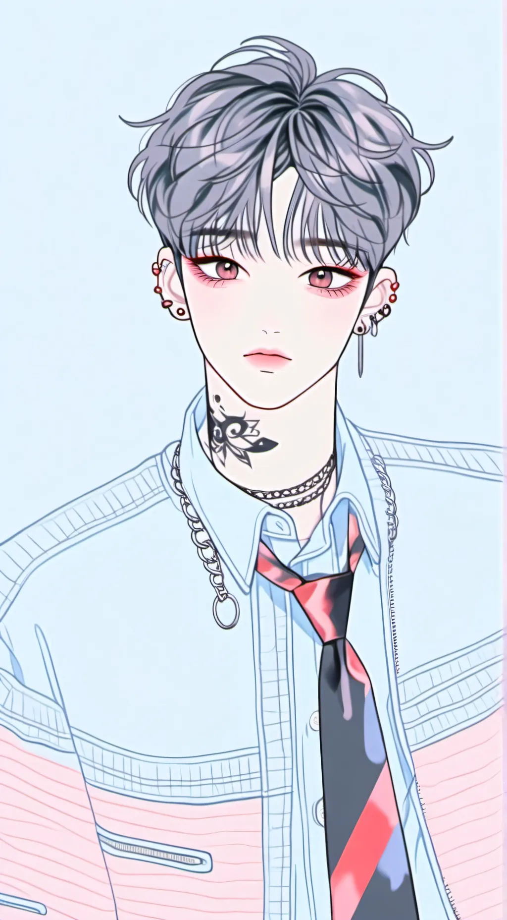 ai character: Moon background