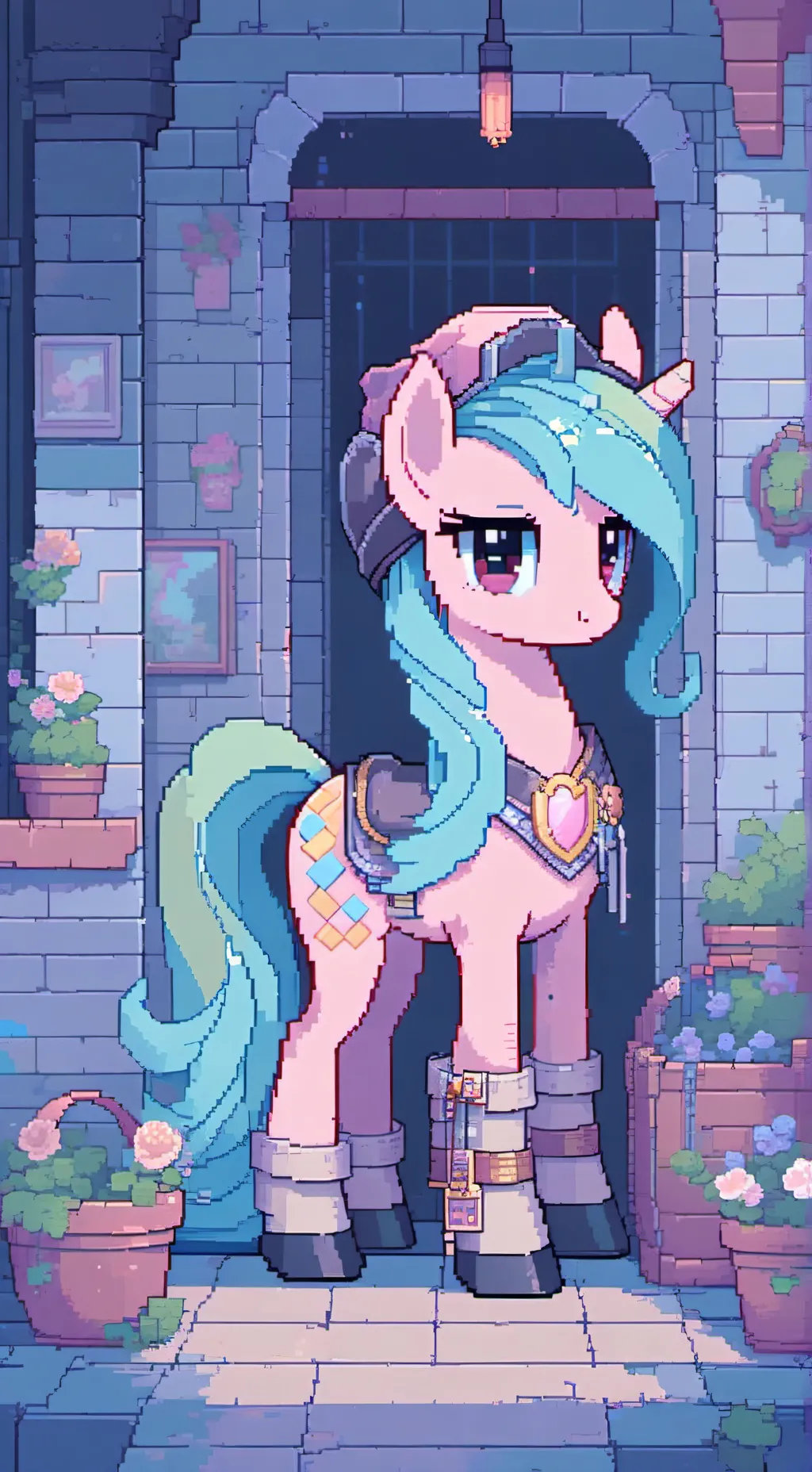 ai character: Mlp tu novia background
