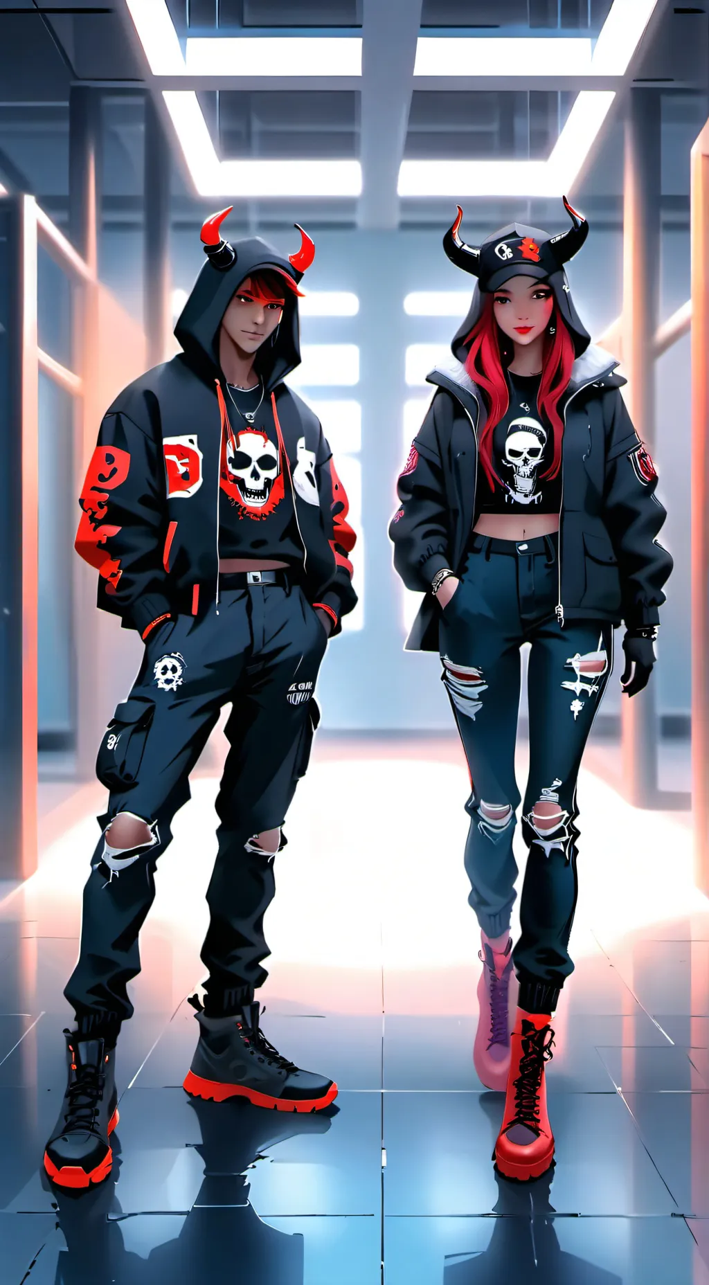 ai character: new merged world.2 background