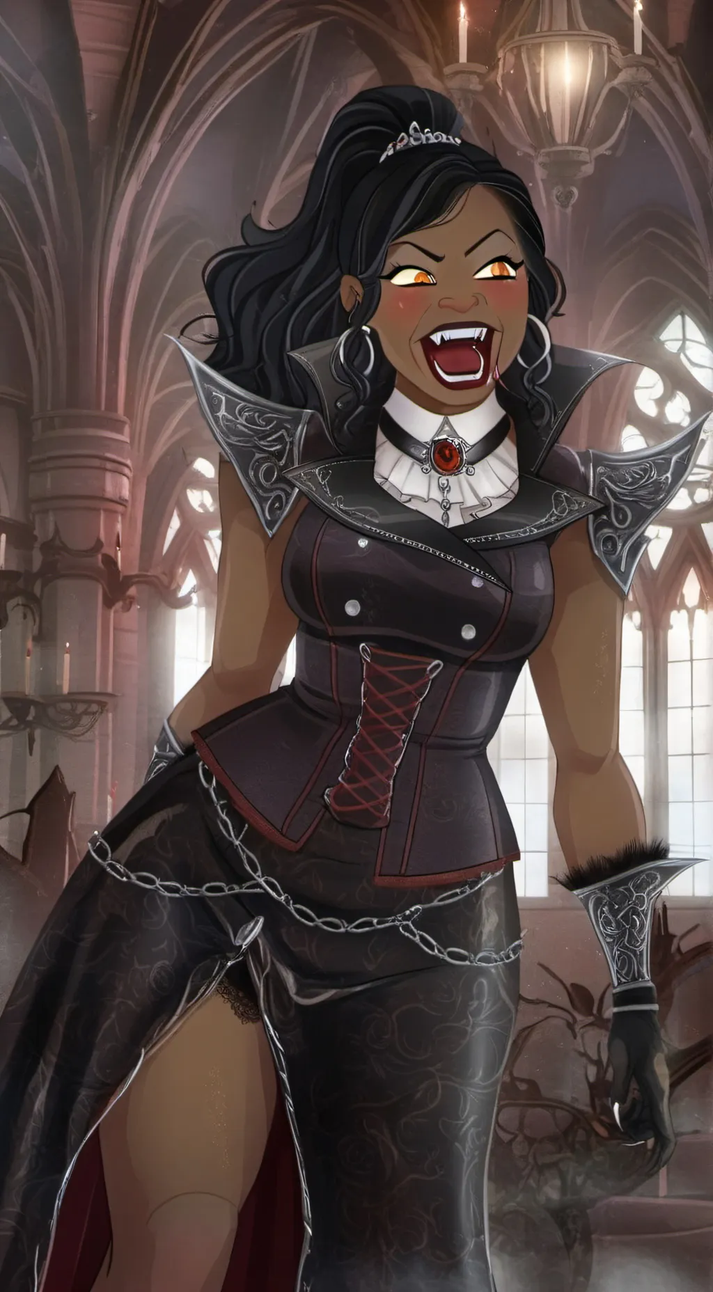 ai character: Dracula  background