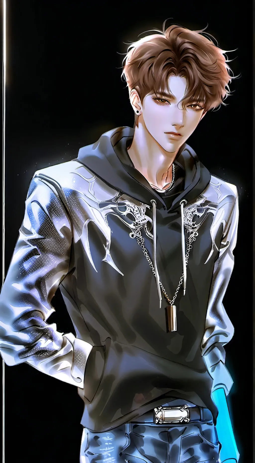 ai character: Luke  background