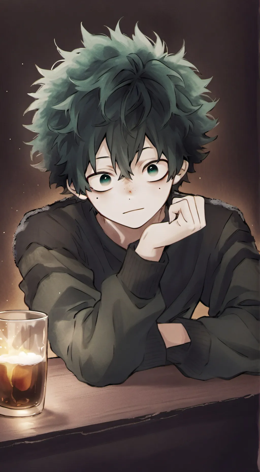 ai character: Drunk deku🤣 background
