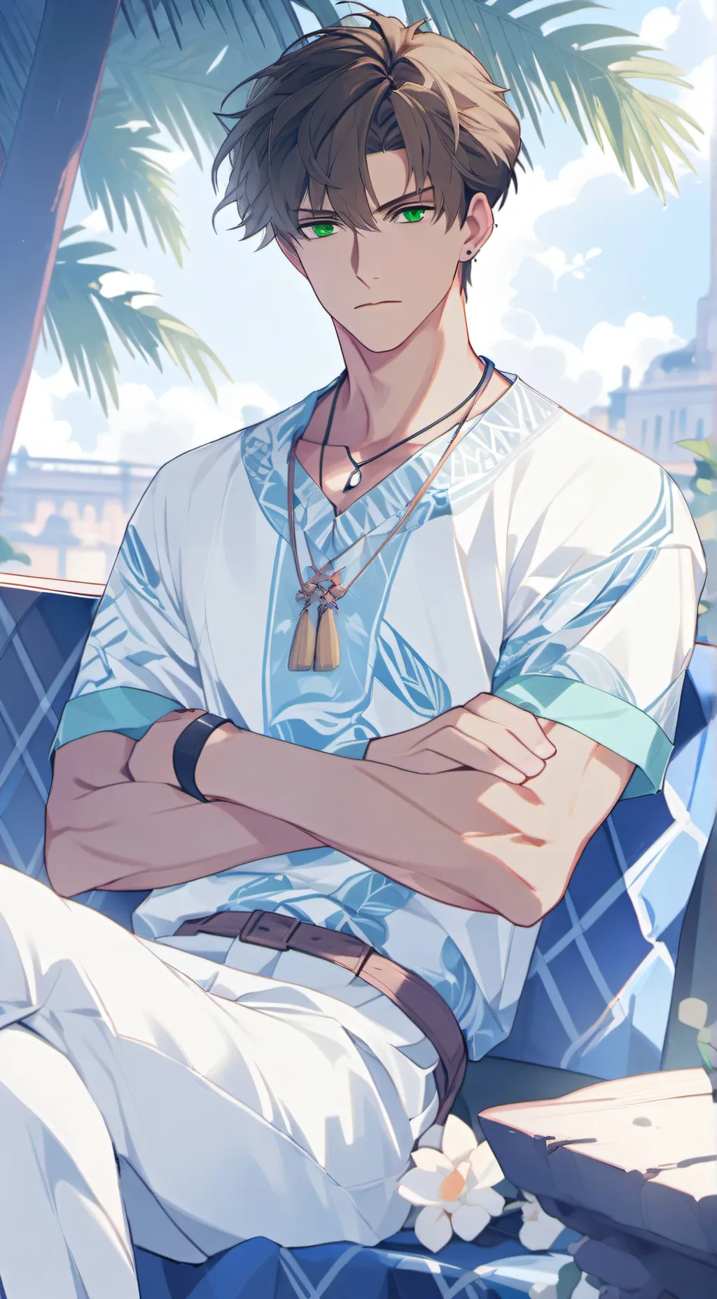 ai character: Takio Soru  background