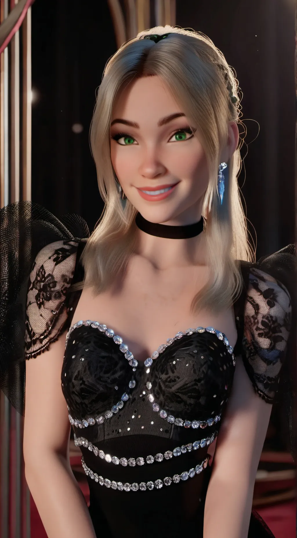 ai character: circque de soul background