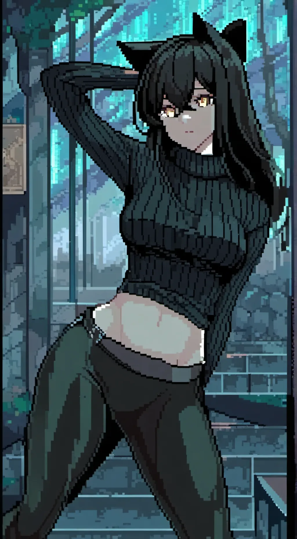 ai character: Brutal Cat background
