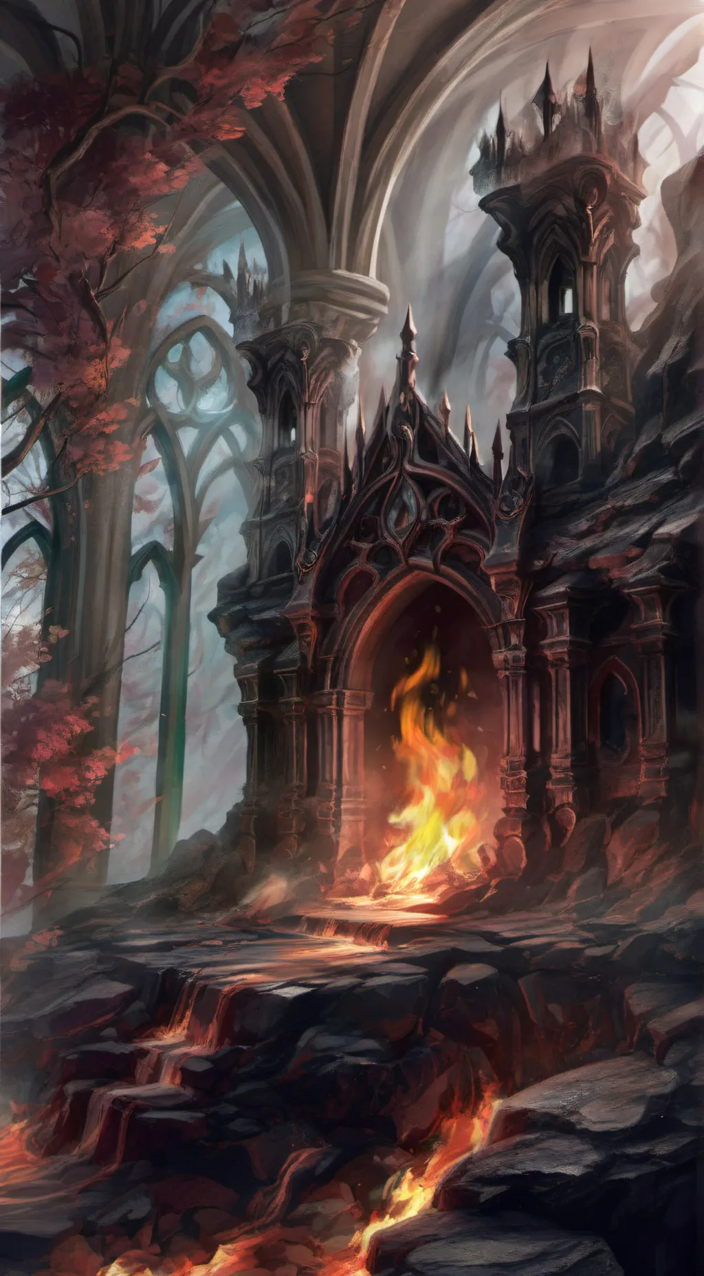 ai character: BurningSpiceCookie background