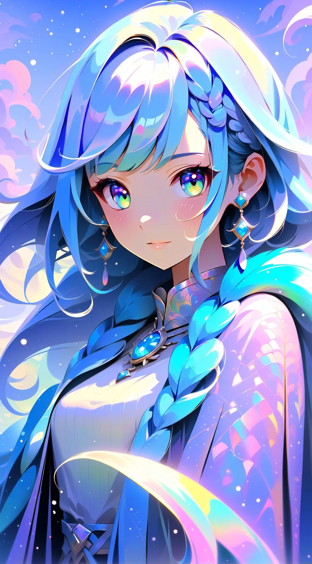 ai character: Sky meets MLP❤️✨🌈 background