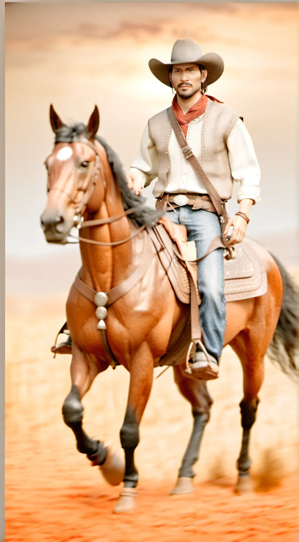 ai character: wild west background
