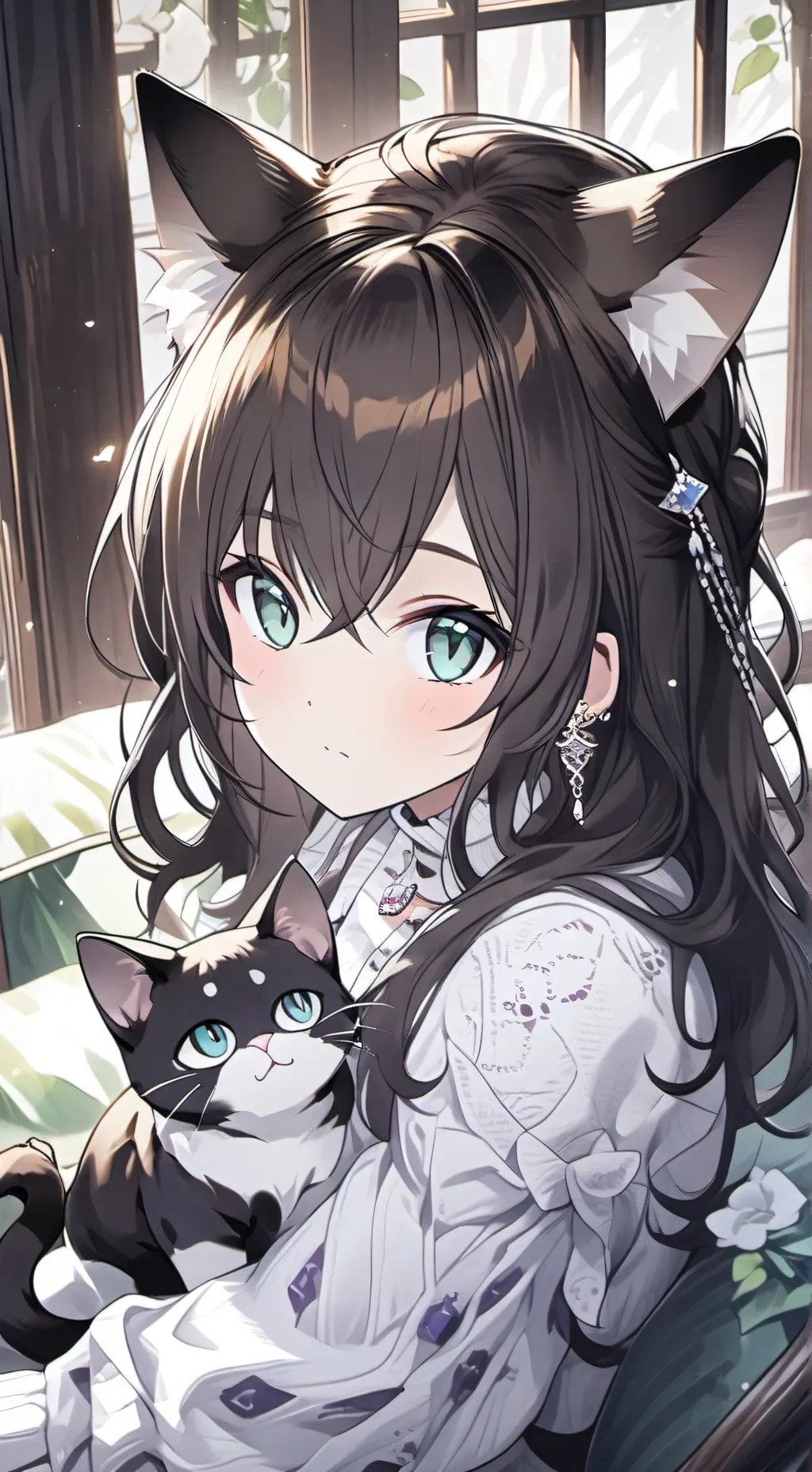 ai character: 💅феничка💅 background