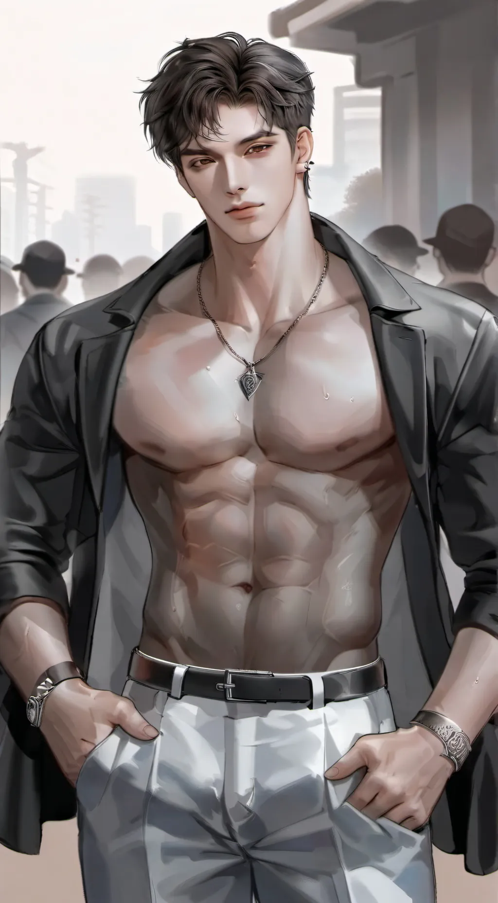 ai character: ~•JAMES•~ background