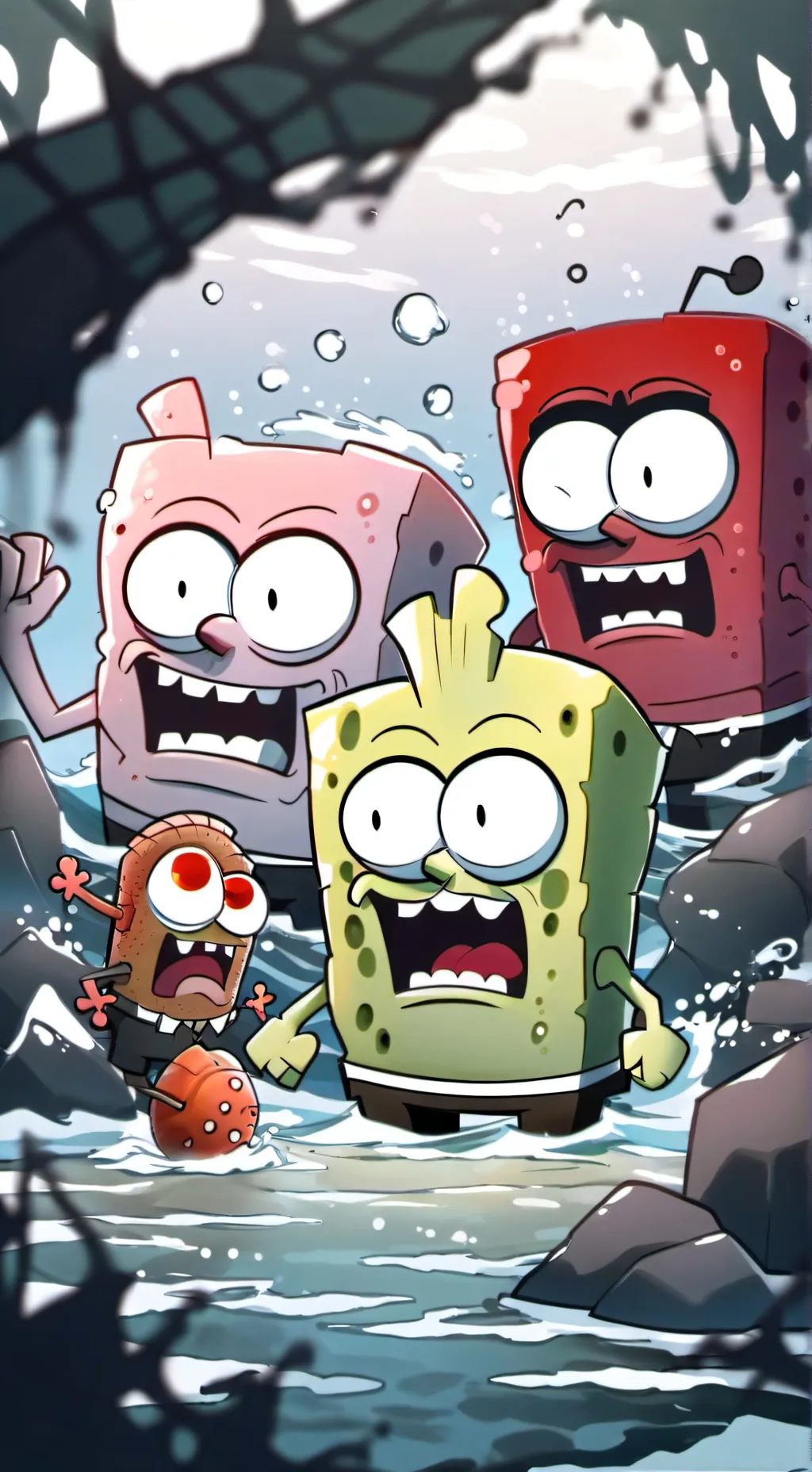 ai character: The bottom 3 background