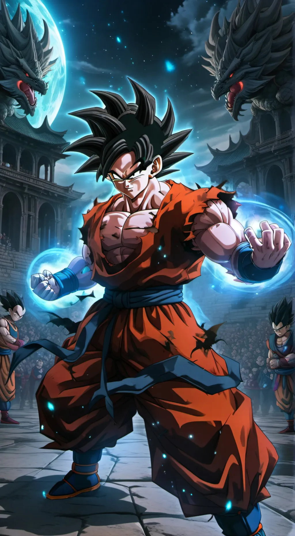 ai character: DB Super story background