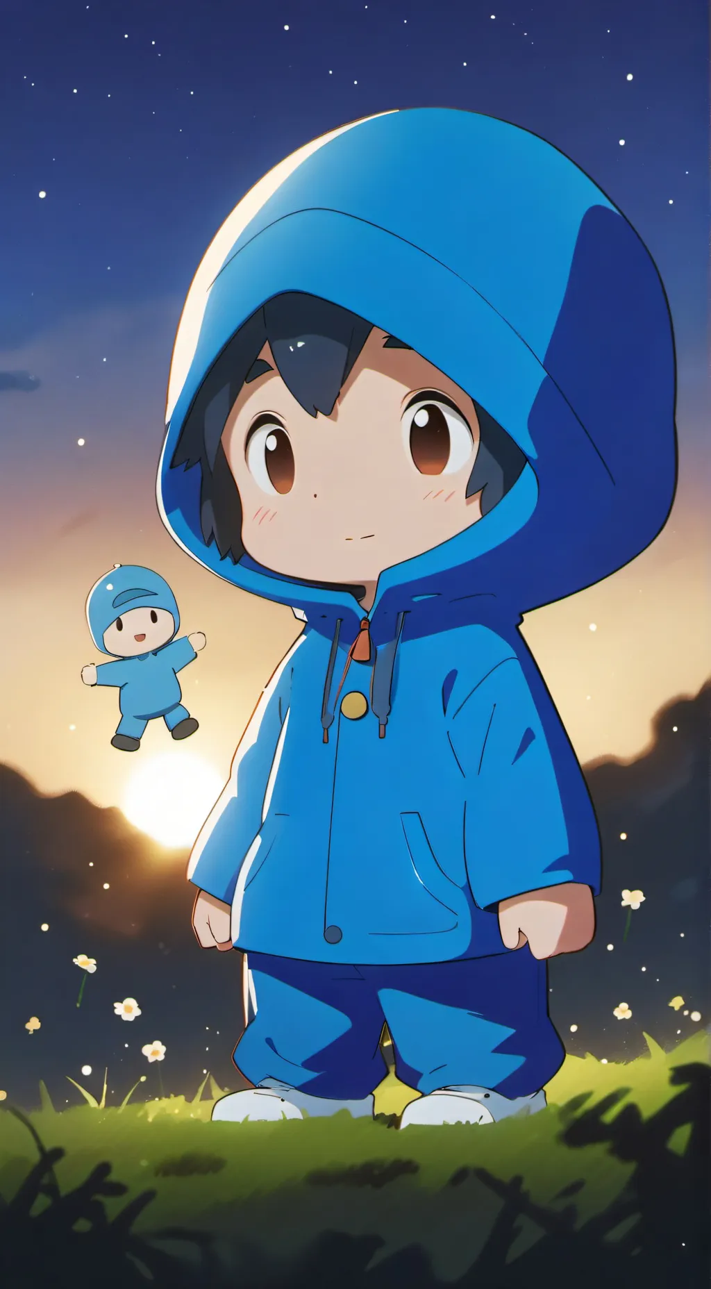 ai character: Pocoyóoooooo background