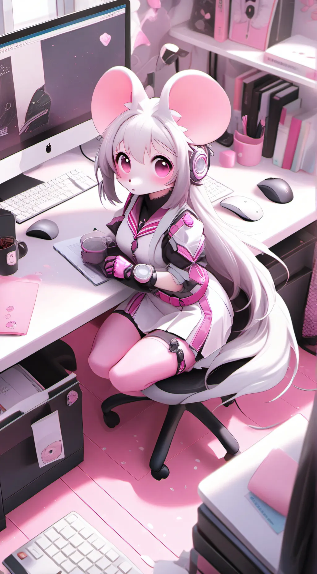 ai character: dandy trip background