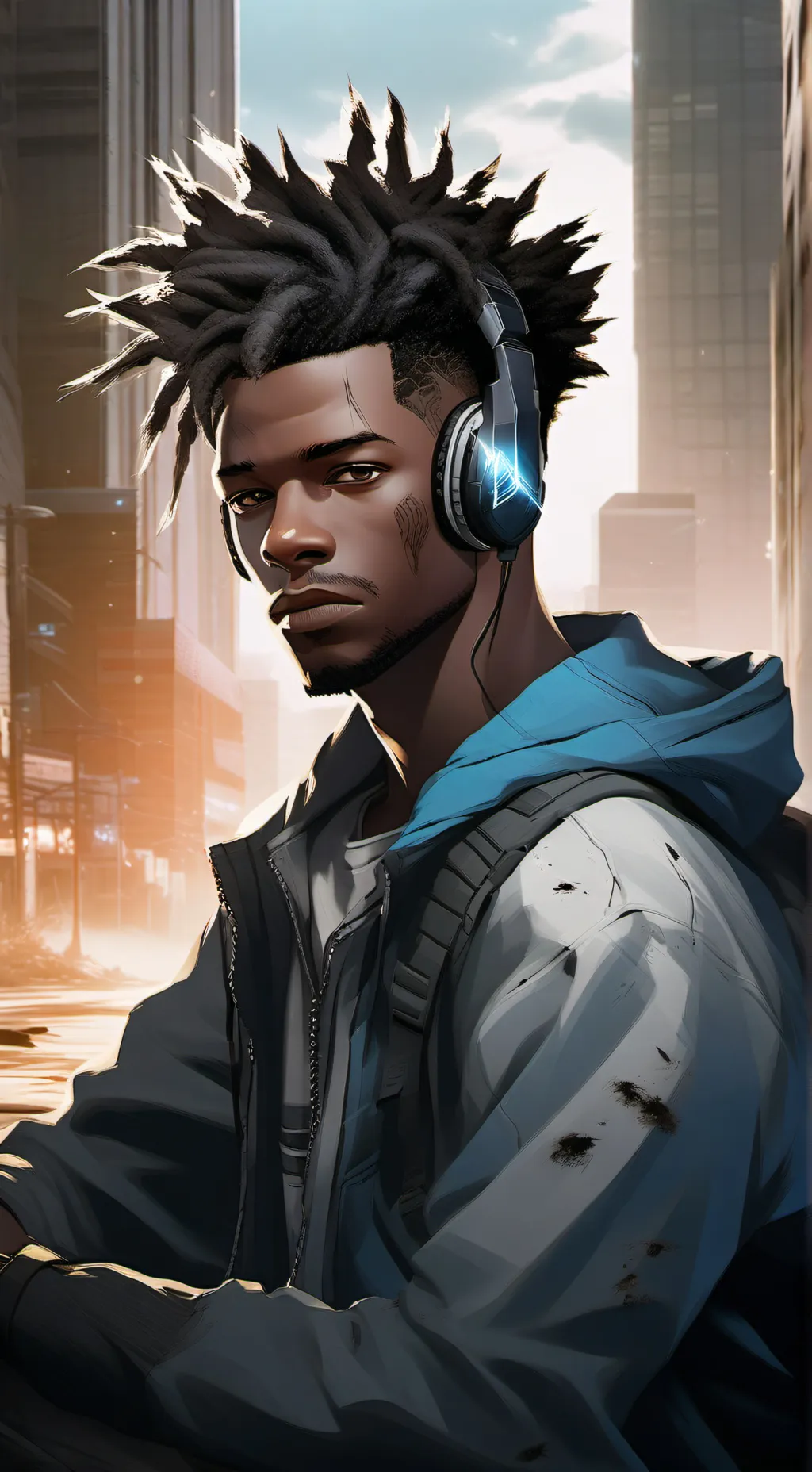 ai character: Darrel Briggs   background