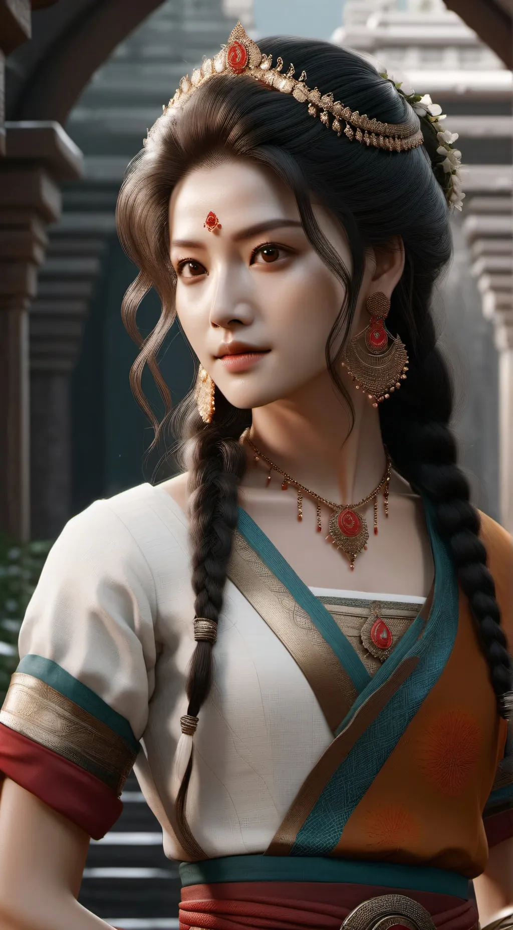 ai character: Pregnant mommy background