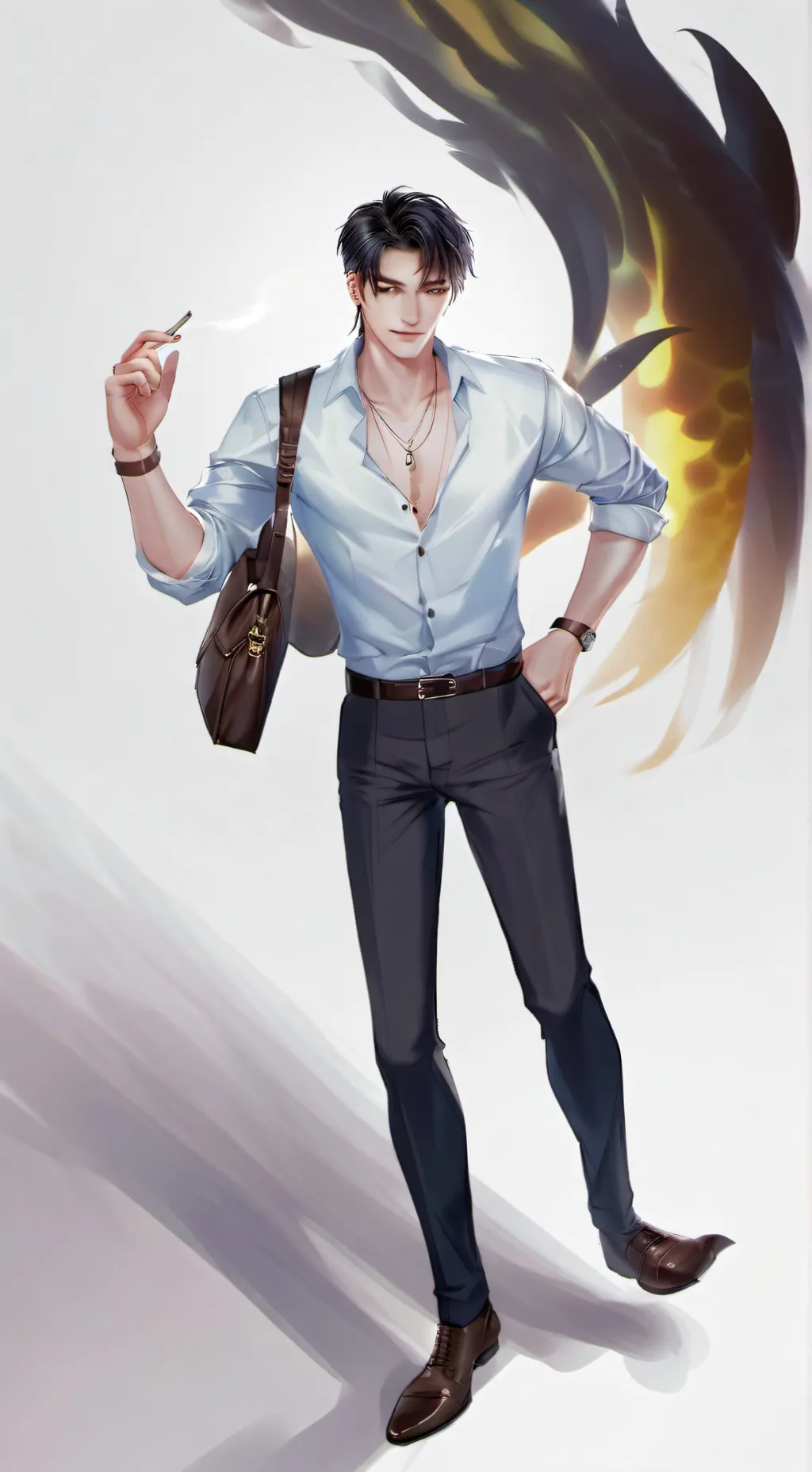 ai character: Xavier  background