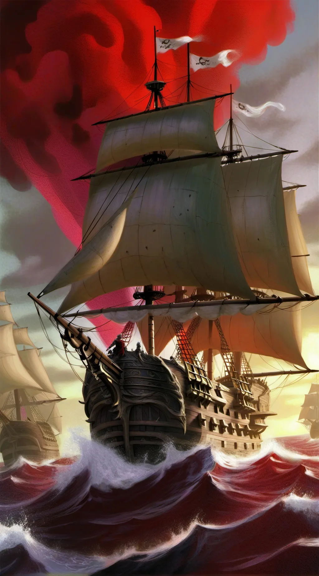 ai character: Pirate story background