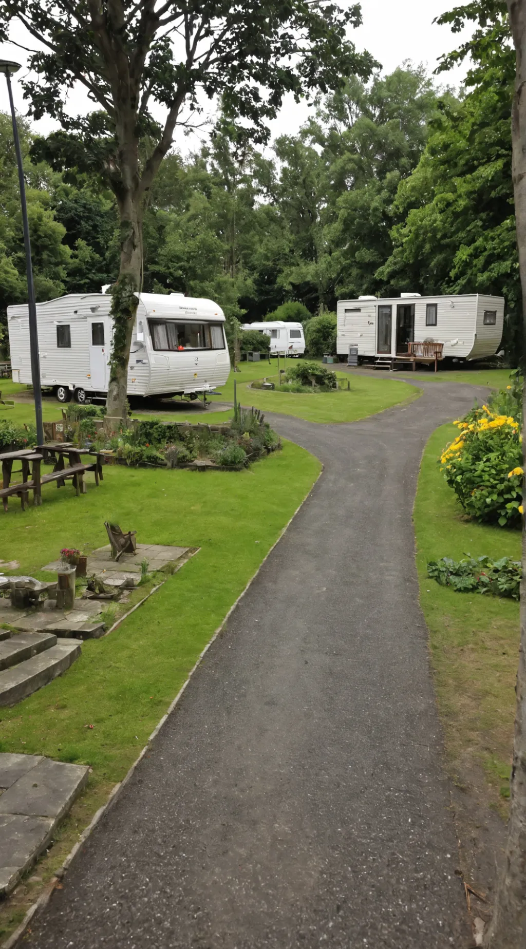 ai character: Caravan Park background