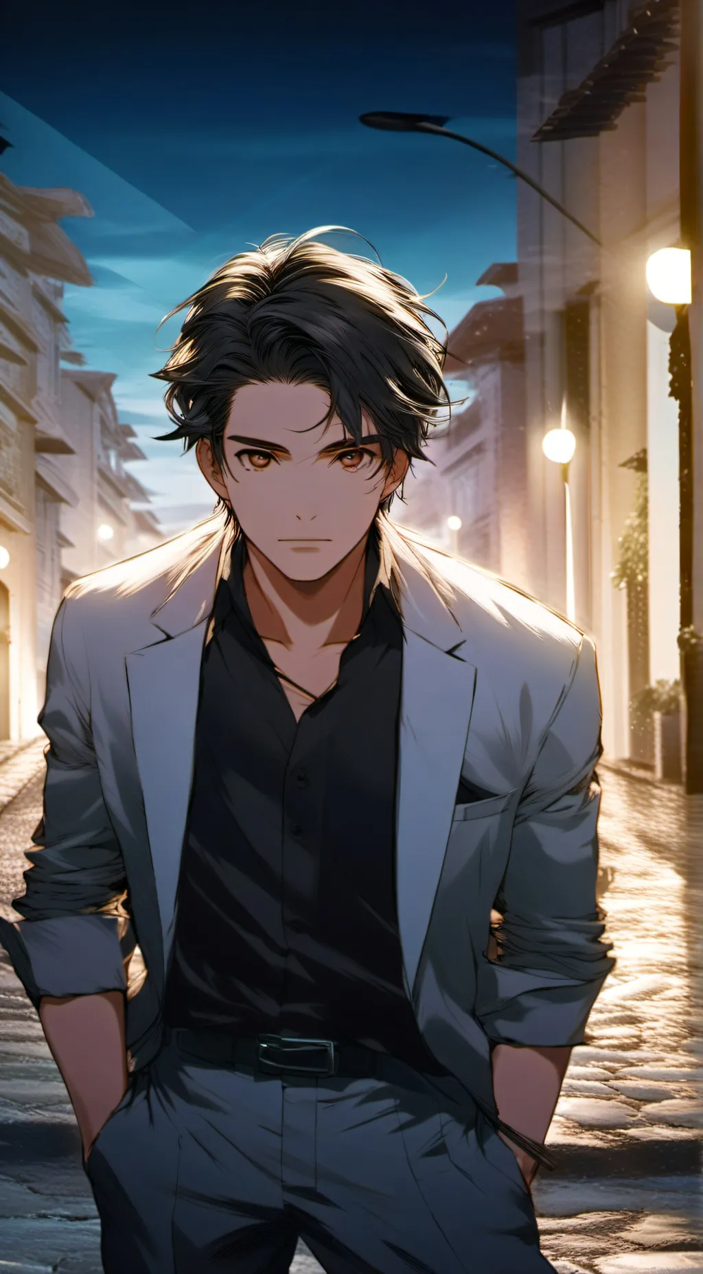 ai character: Assassino🔥🔥 background