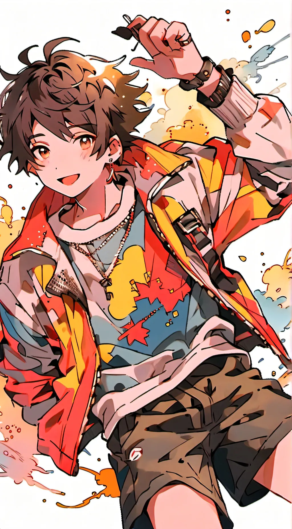 ai character: fun boy background
